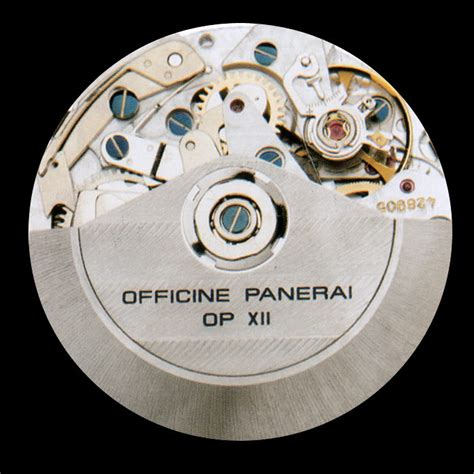 panerai op xii calibre|Panerai Watch Movements .